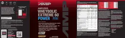 Label for Amplified Wheybolic Extreme 60 Power Chocolate Fudge
