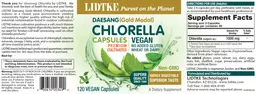 Label for Chlorella Capsules