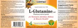Label for L-Glutamine