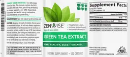 Label for Green Tea Extract