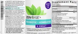 Label for Probiotic+Kombucha+Chill