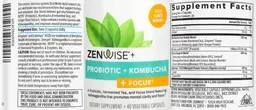 Label for Probiotic+Kombucha+Focus