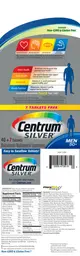 Label for Centrum Silver Men 50+