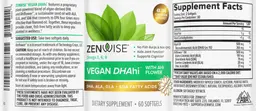 Label for Vegan DHAhi