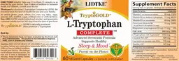 Label for L-Tryptophan Complete