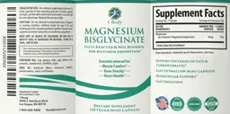 Label for Magnesium Bisglycinate