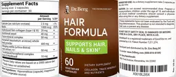 Label for Hair Formula