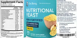 Label for Nutritional Yeast Tablets