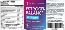 Label for Estrogen Balance with DIM