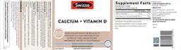 Label for Calcium + Vitamin D