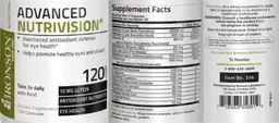 Label for Advanced Nutrivision
