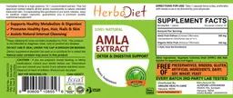 Label for Amla Extract