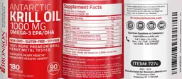 Label for Antarctic Krill Oil 1000 mg