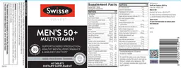 Label for Men's 50+ Multivitamin