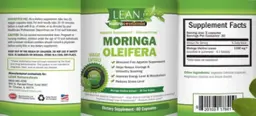 Label for Moringa Oleifera