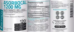 Label for Asorbocal 1200 mg Sustained Release