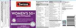 Label for Women's 50+ Multivitamin