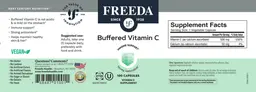 Label for Buffered Vitamin C
