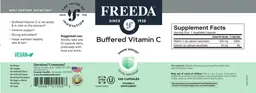 Label for Buffered Vitamin C