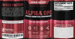 Label for Alpha GPC 300 mg