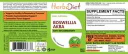 Label for Boswellia AKBA