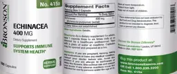 Label for Echinacea 400 mg