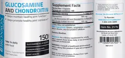 Label for Glucosamine and Chondroitin