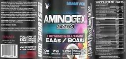 Label for Aminogex Ultra Miami Vice