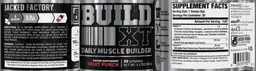 Label for Build XT Fruit Punch