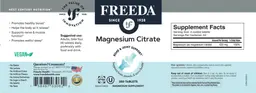 Label for Magnesium Citrate