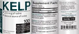 Label for Kelp