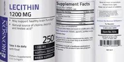 Label for Lecithin 1200 mg