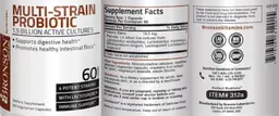 Label for Multi-Strain Probiotic