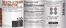 Label for Multi-Strain Probiotic