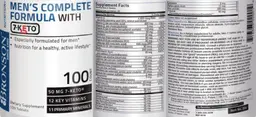 Label for Men's Complete Formula with 7-Keto 50 mg