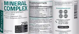Label for Mineral Complex