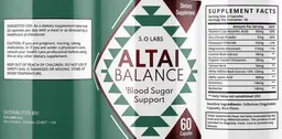 Label for Altai Balance