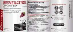 Label for Resveratrol 500 Complex