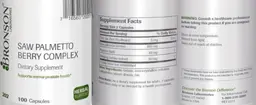 Label for Saw Palmetto Berry Complex