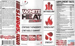 Label for White Heat Ultra Burn