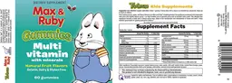 Label for Max & Ruby Gummies
