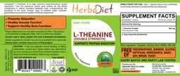 Label for L-Theanine (Double Strength)