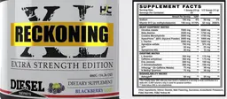 Label for Reckoning XL Blackberry Lime