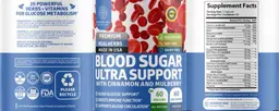 Label for Blood Sugar Ultra Support