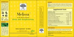Label for Melissa