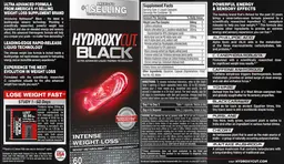 Label for Hydroxycut Black