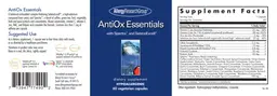 Label for AntiOx Essentials