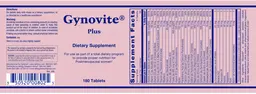 Label for Gynovite Plus