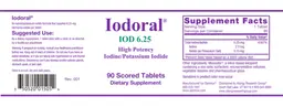 Label for Iodoral IOD 6.25