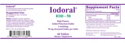 Label for Iodoral IOD - 50